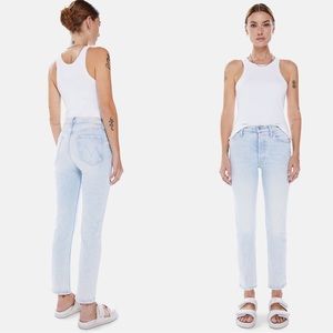 NWT Mother The Tomcat Ankle Straight Leg Jeans in Smooth Sailing Size 27